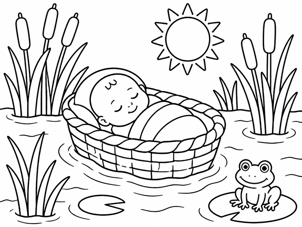 Baby Moses in the Basket