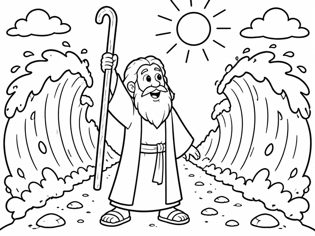 Moses Parts the Red Sea